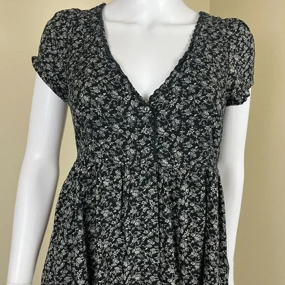 Denim & Supply Ralph Lauren Women Size S Ditsy Floral Mini Skater Babydoll Dress - Picture 8 of 16